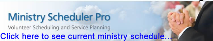 Ministry Scheduler Pro